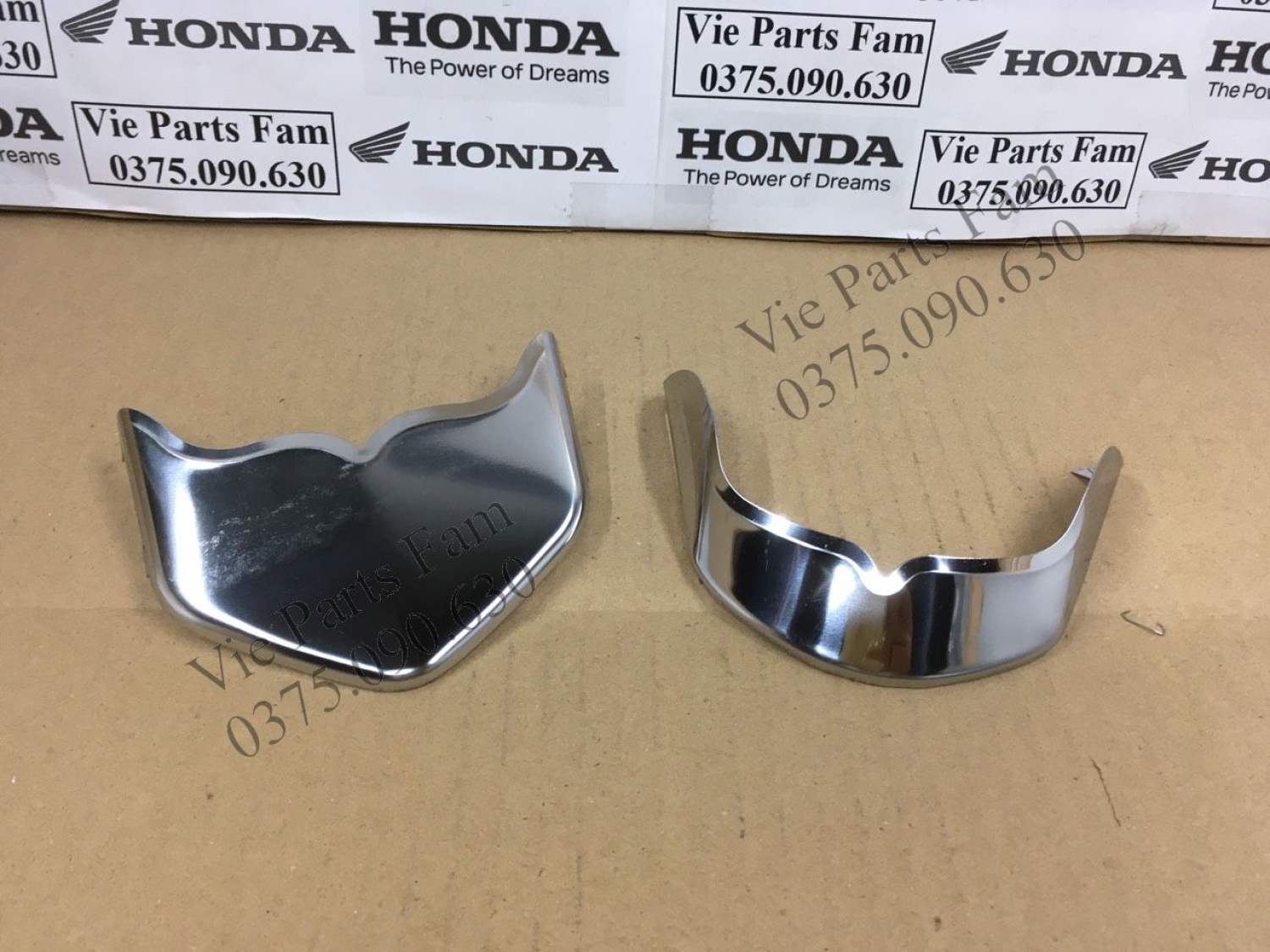 Combo 2 món mỏ dè Inox trước sau Vision 2015-2020