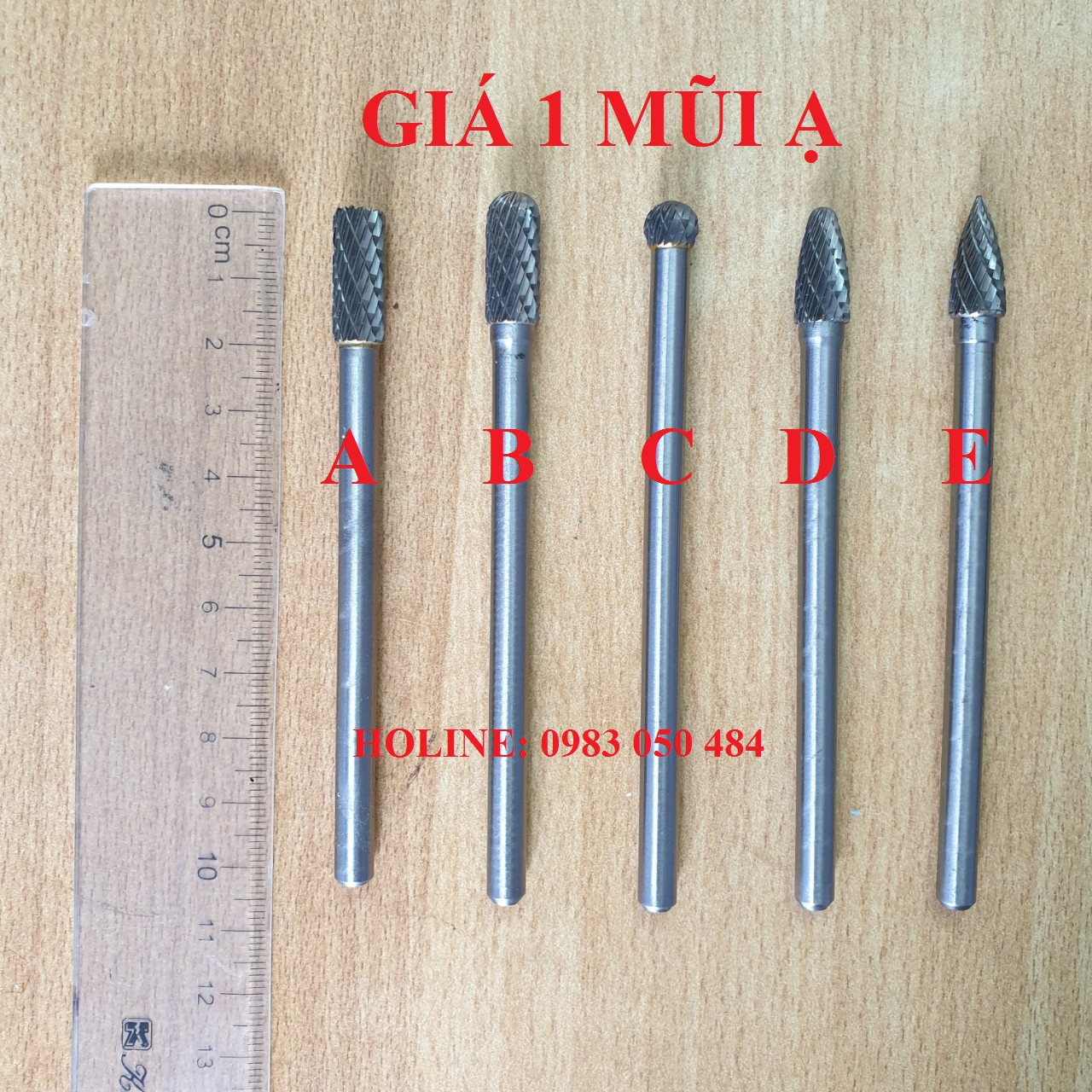 Mũi mài doa hợp kim đa năng trục 6mm siêu dài - mũi làm gỗ lũa bonsai - mũi mài roa nhôm đồng - Đầu Mài Cắt Đôi Bằng Thép Vonfram Mũi Khoan Giũa Quay