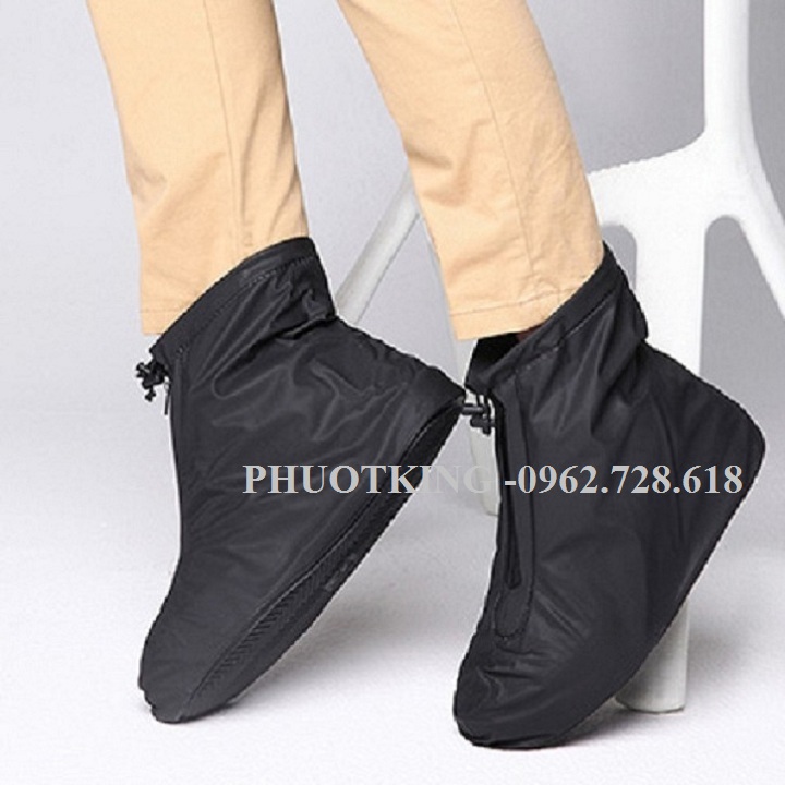 Ủng bọc giầy đi mưa H512 Sử dụng nhiều lần ( Size theo cỡ giầy - Cổ ngắn)