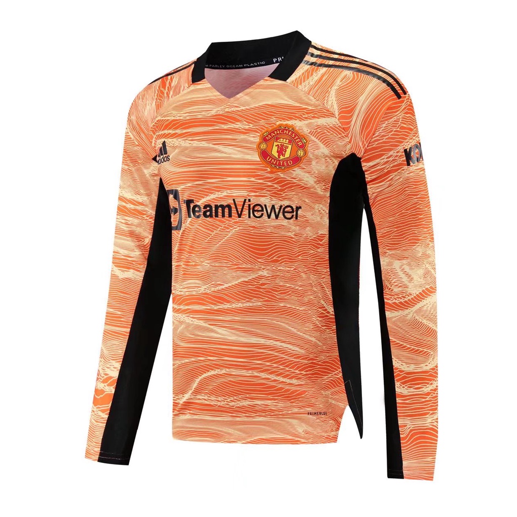 Áo Thủ Môn Bóng Đá Tay Dài Đội Manchester United 2021-2022 | Lazada.Vn