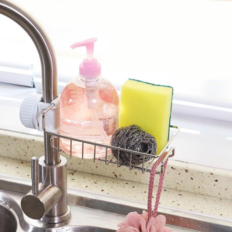 [HCM]Khay Inox Gắn Vòi Rửa Chén