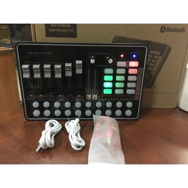Sound card thu âm H9 livestraem có bluetooth