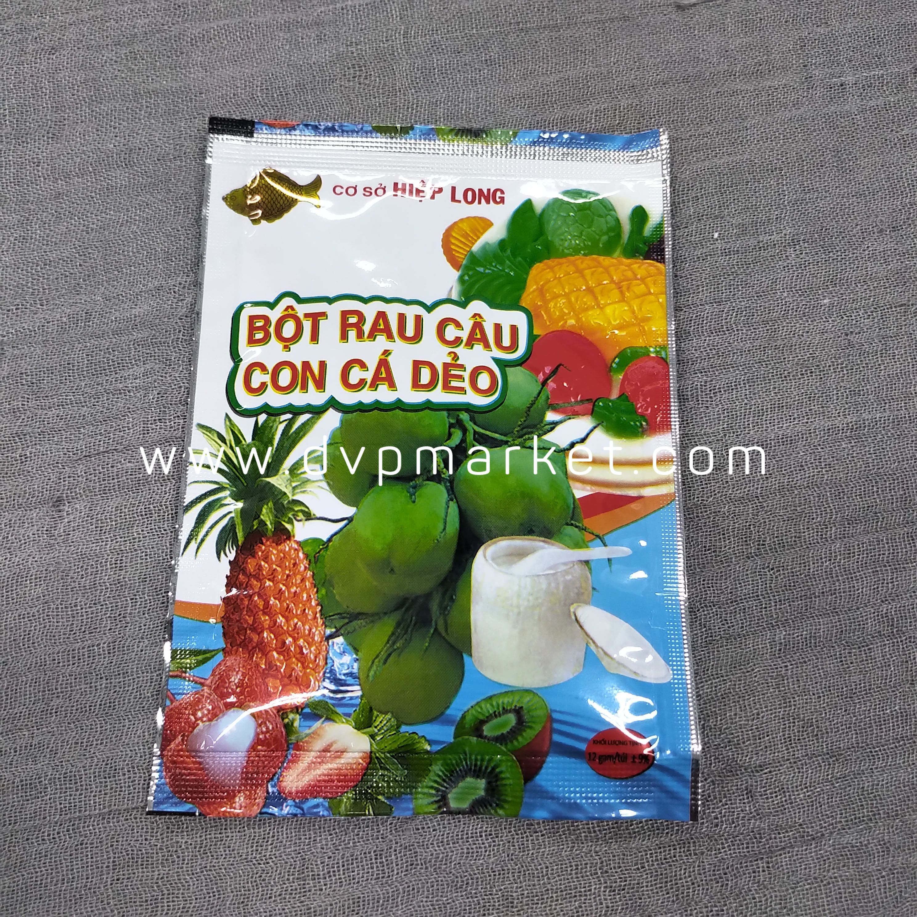 Bột rau câu con cá dẻo Hiệp Long 10G