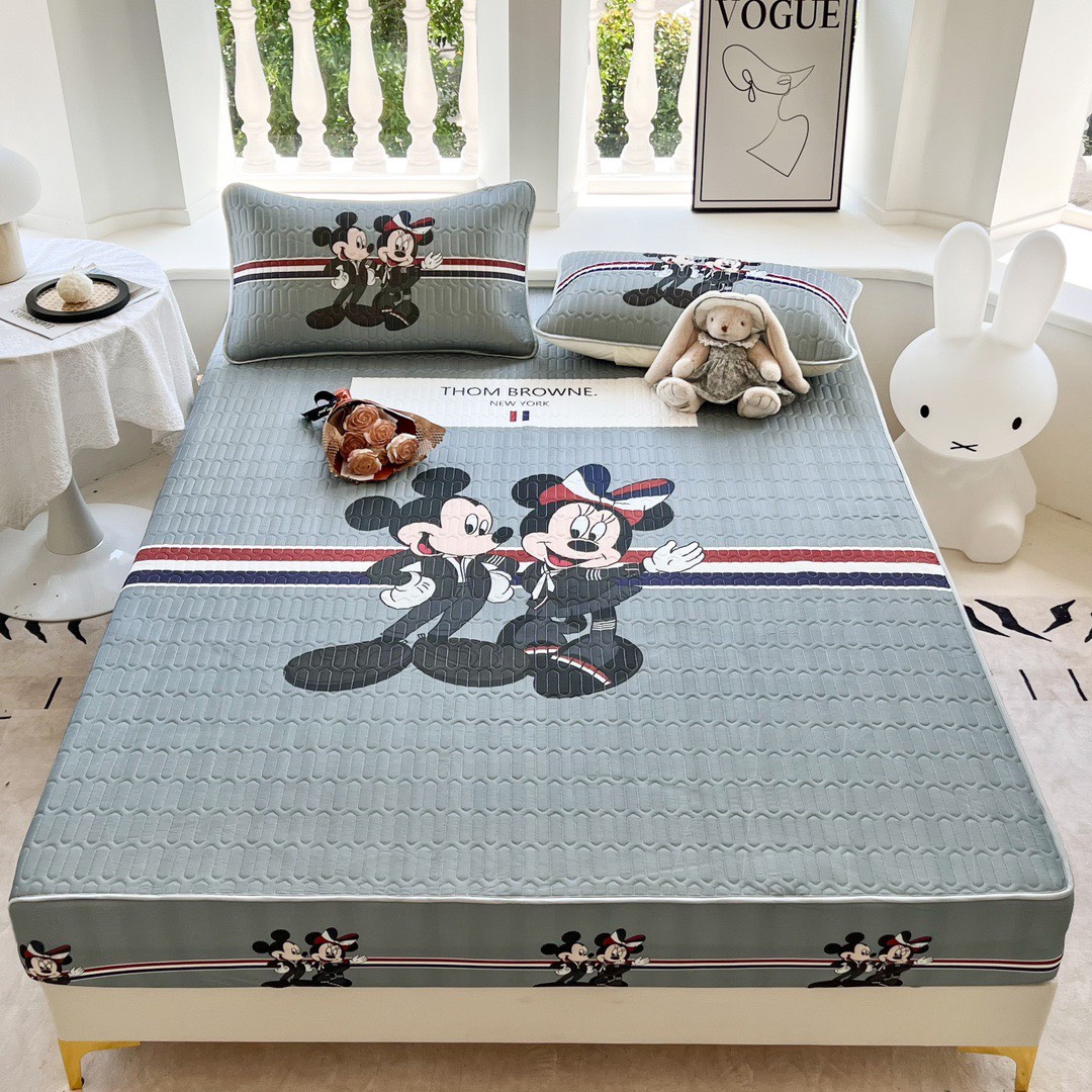 💥chiếu cao su non 5d disney bo chun - chiếu điều hòa mát lạnh 5d vip nhập khẩu nguyên set 3 món