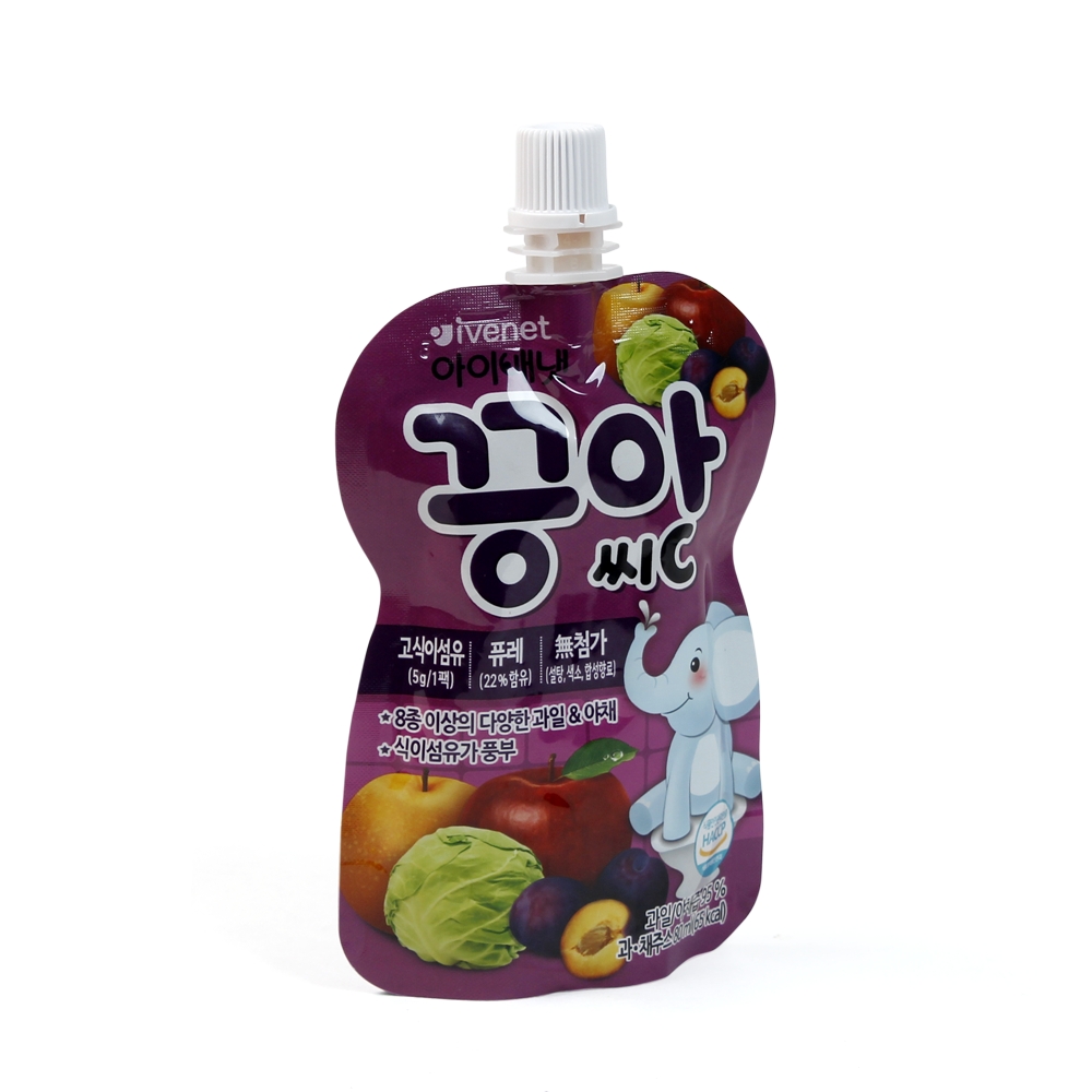 NƯỚC ÉP HOA QUẢ IVENET PUREE C (TÁO, LÊ, MẬN, BẮP CẢI) 80ml