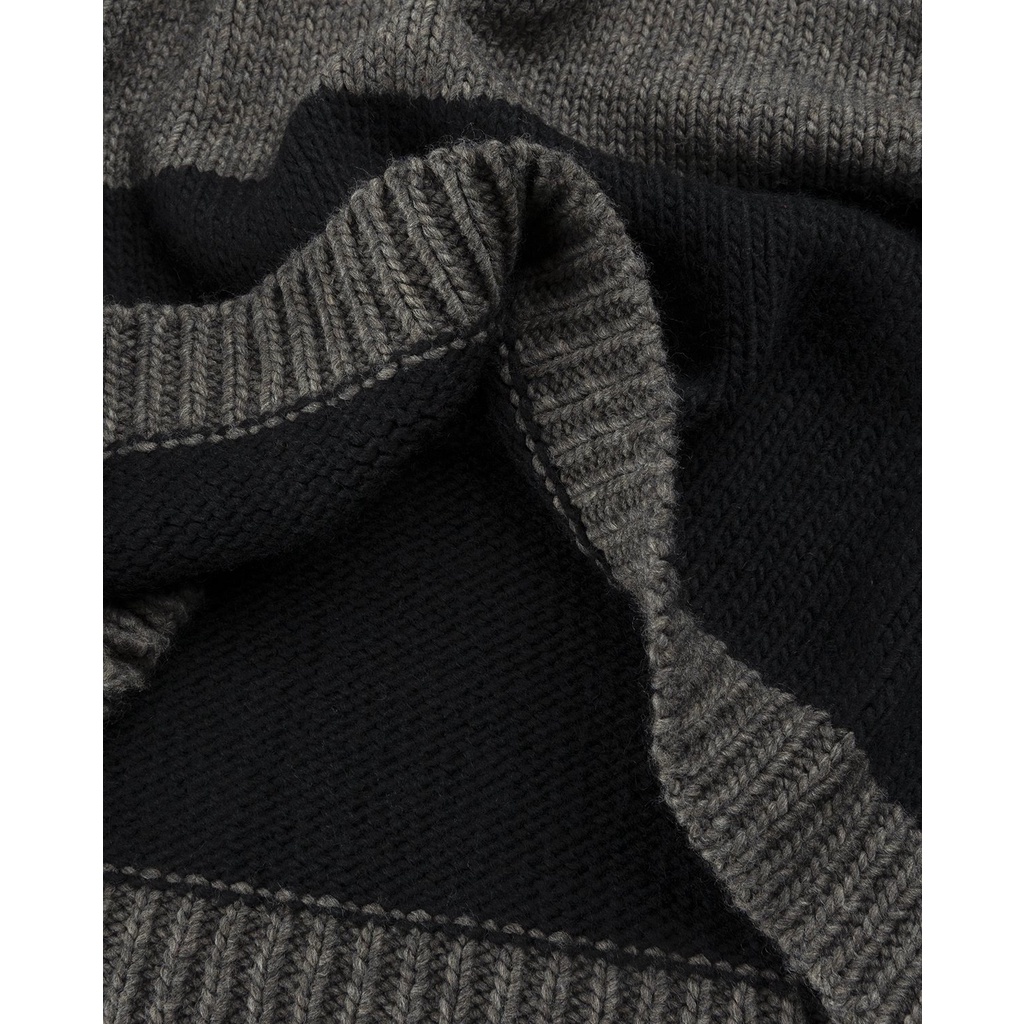 Áo Len Cổ Bẻ RvR MENTAL STRIPES KNIT