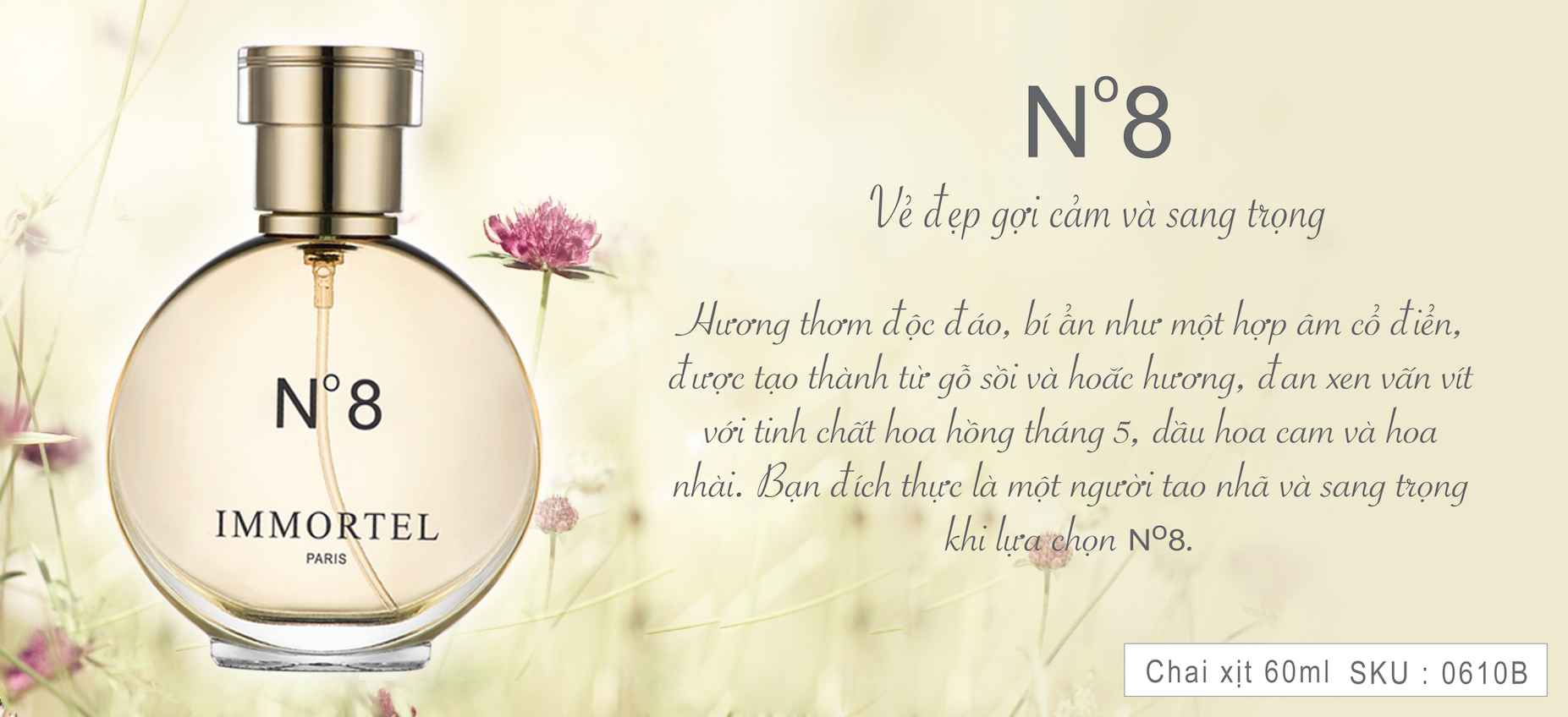 Nước Hoa IMMORTEL PARIS 4ML