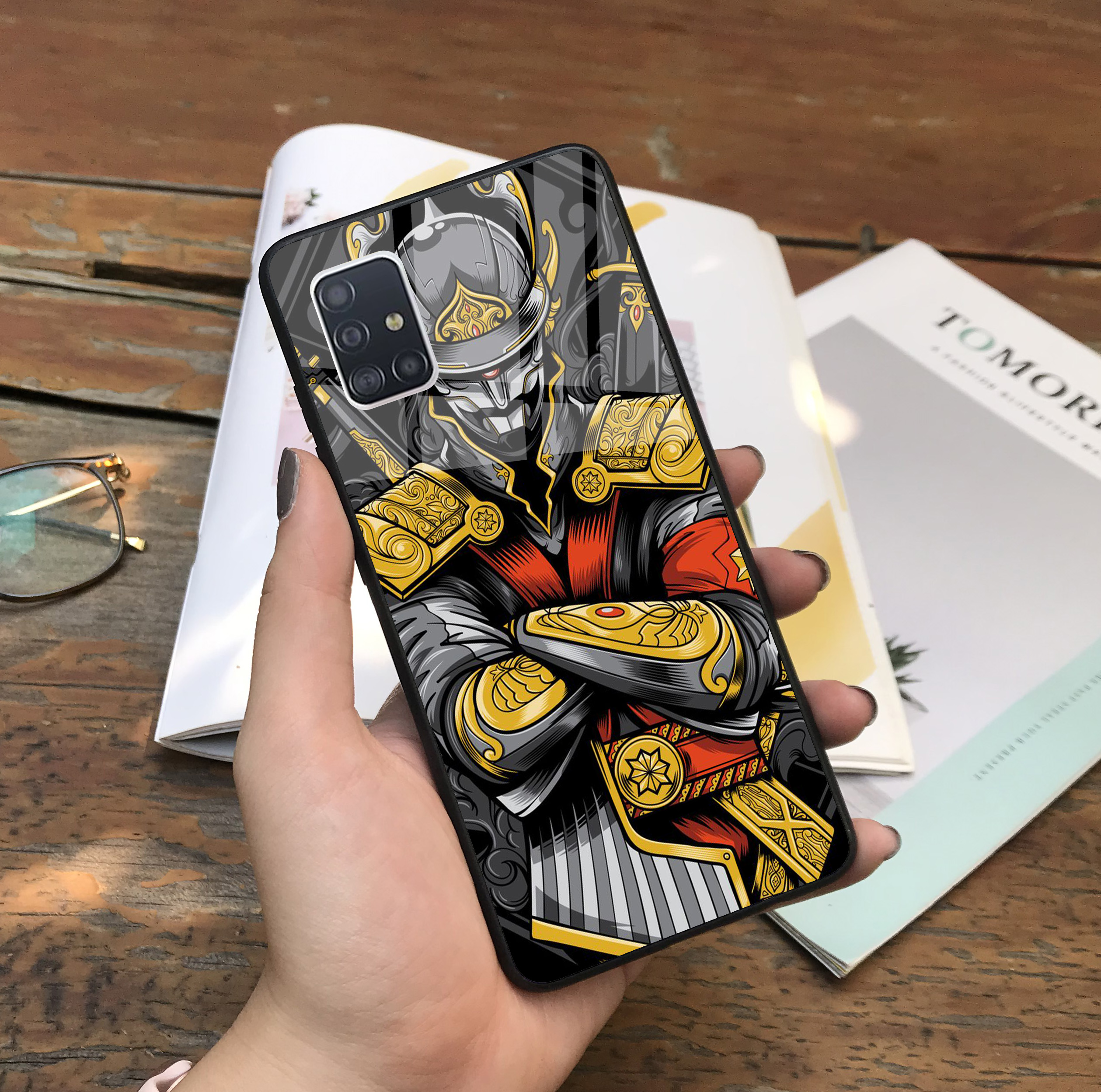 Ốp Oppo A52 / a92 , A15 lưng kính cường lực sang trọng mạnh mẽ (Video quay thật) kimicase