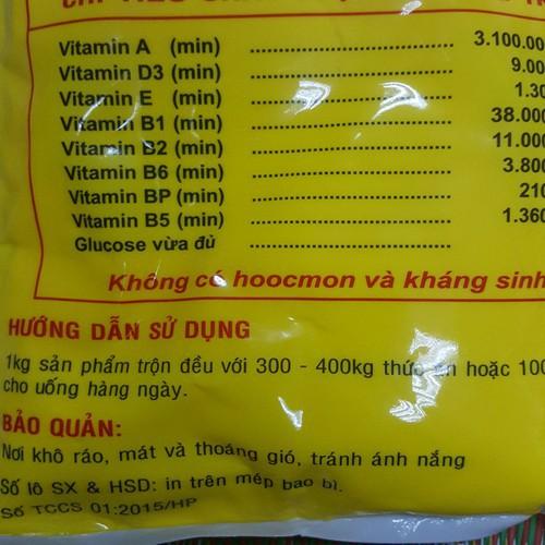 1kg bcomplex tổng hợp bổ sung bcomplex cho vật nuôi