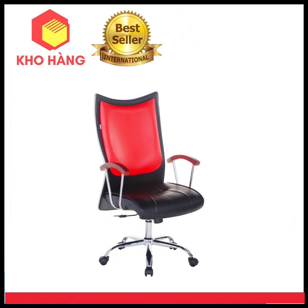 Ghế Dành Cho Văn Phòng Cao Cấp Chân Xoay KHCM6313 (Đỏ)