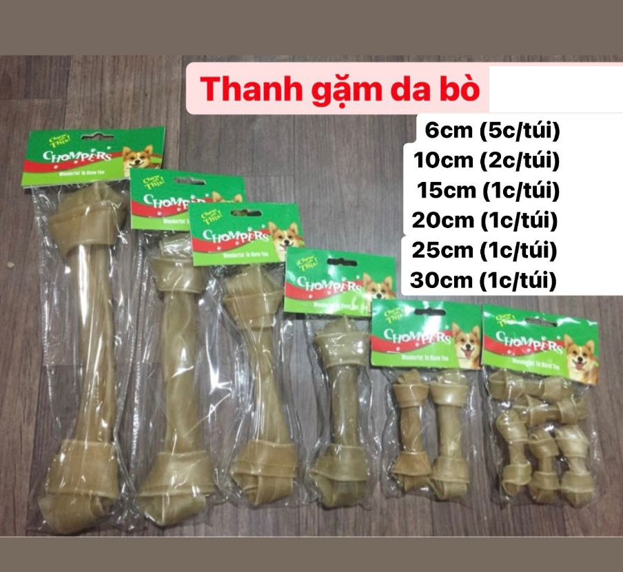 Xương cho chó Xương da bò cho chó gặm