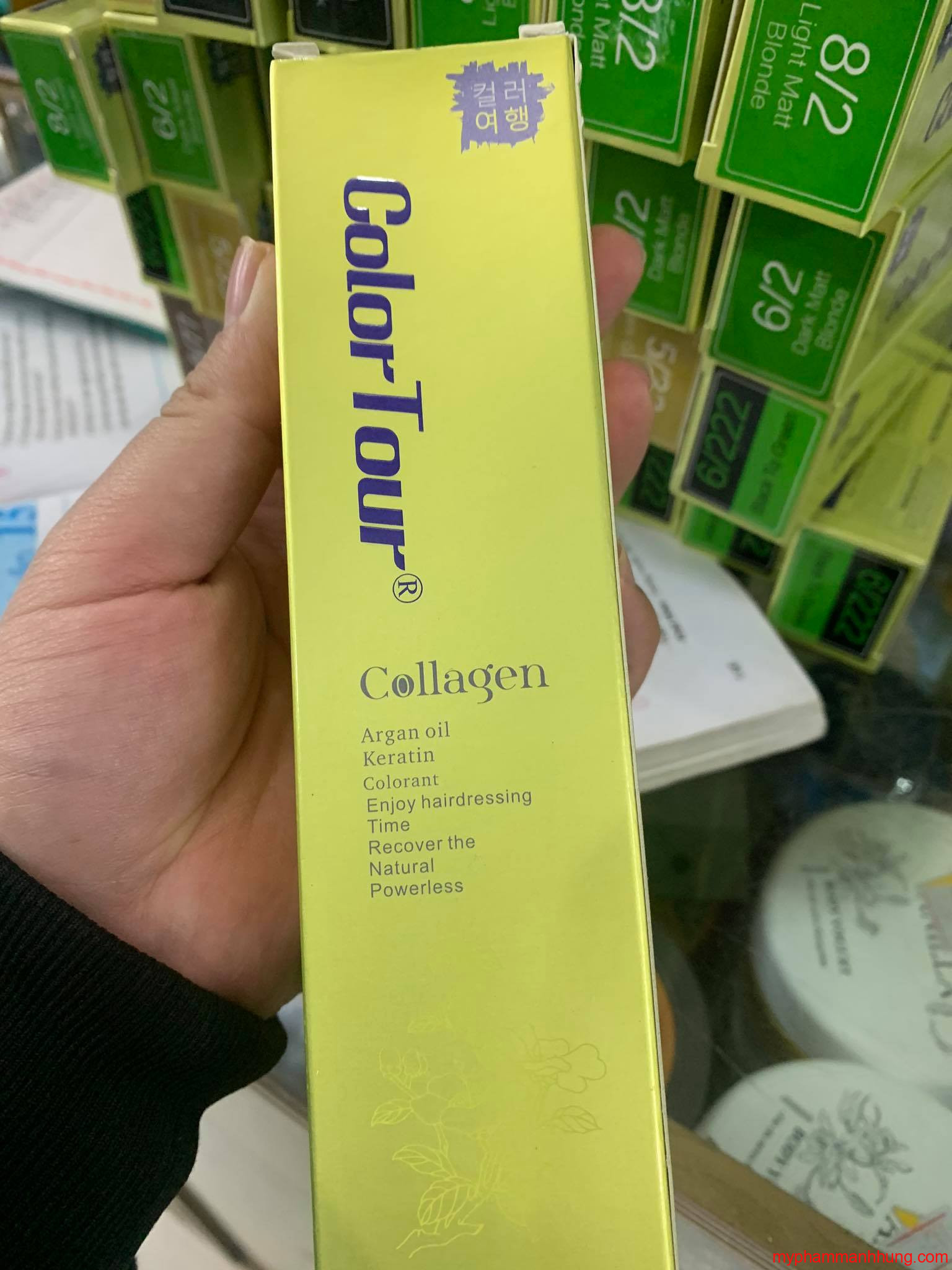 Bóc Màu Đỏ Đen Color Tour 100ml Hàn quốc