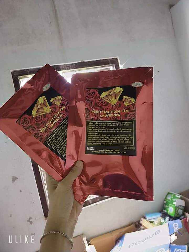 Tắm Trắng Hồng Sâm