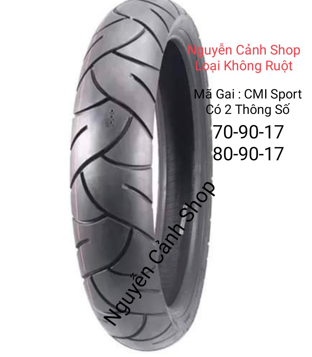 Vỏ Sport-không ruột 70-80-90-17, cam kết đúng sản phẩm