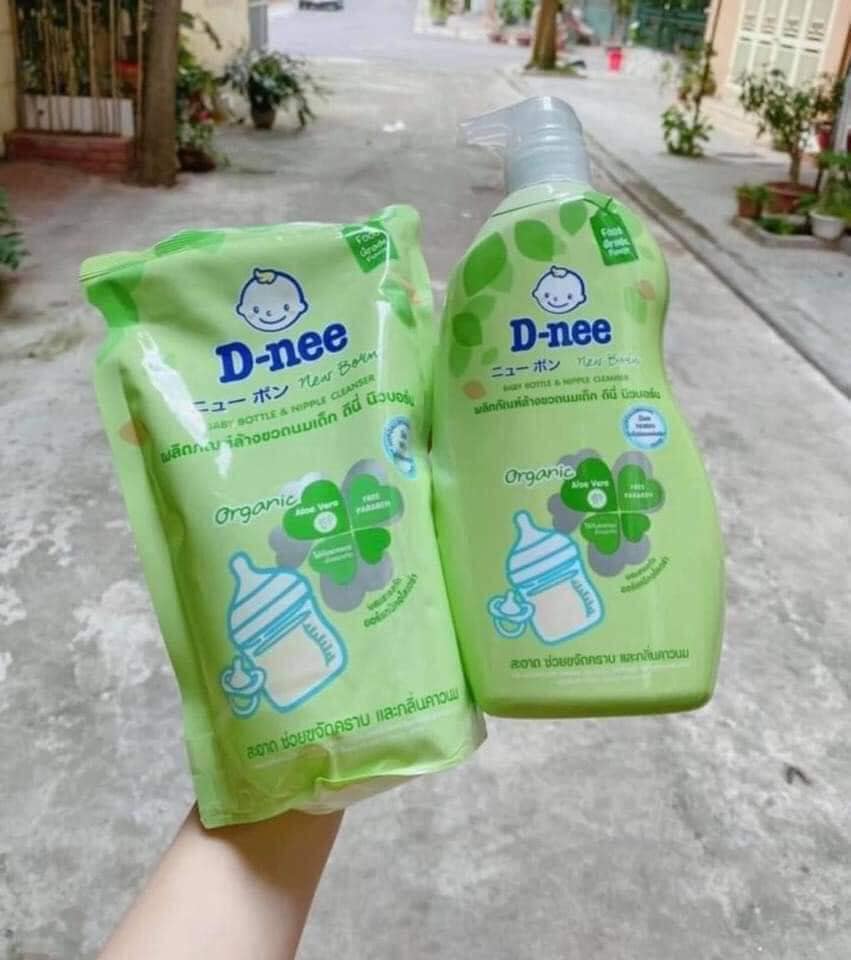 Nước rửa bình sữa Dnee dạng túi 600ml