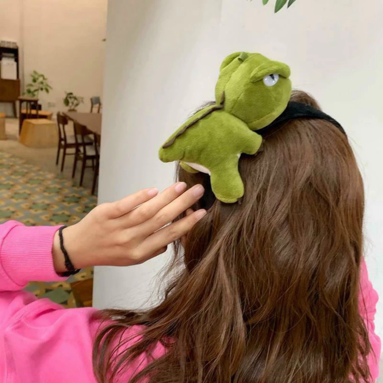 Băng Đô Cài Tóc Khủng long khó chịu