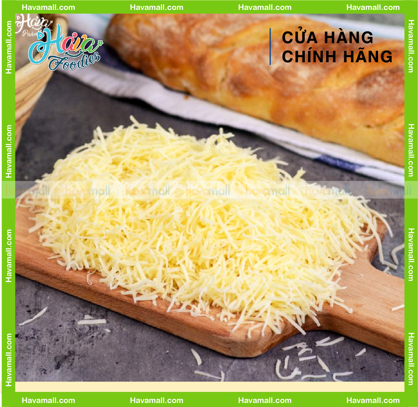 [HÀNG ĐÔNG LẠNH-CHỈ GIAO HỎA TỐC HCM] Phô Mai Bào Sợi Mozzarella 40% 100gr – Mozzarella Shredded Cheese