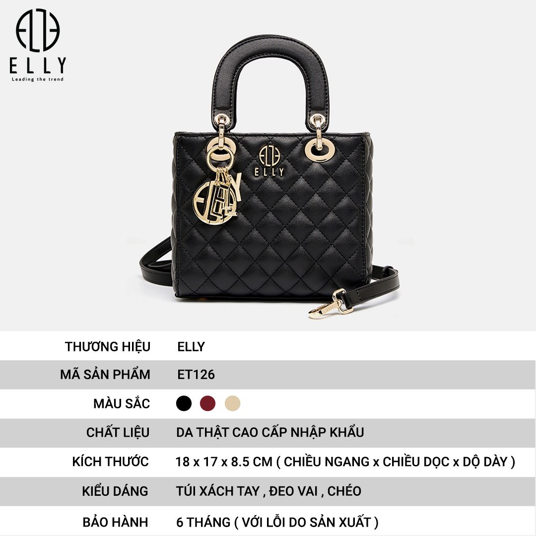 Túi xách nữ cao cấp da thật ELLY – ET126