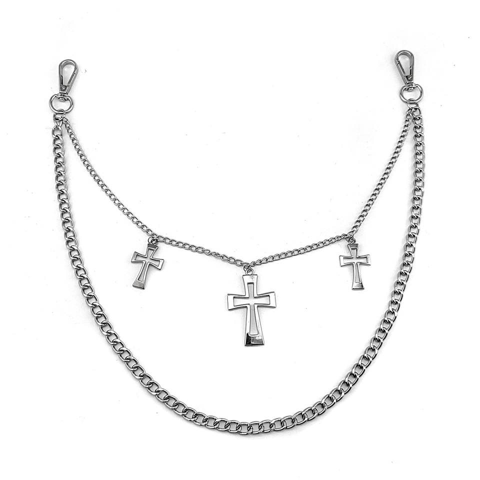 [Hoàn Tiền 15%] [HCM]Dây Xích Chain Móc Quần Unisex Nam Nữ
