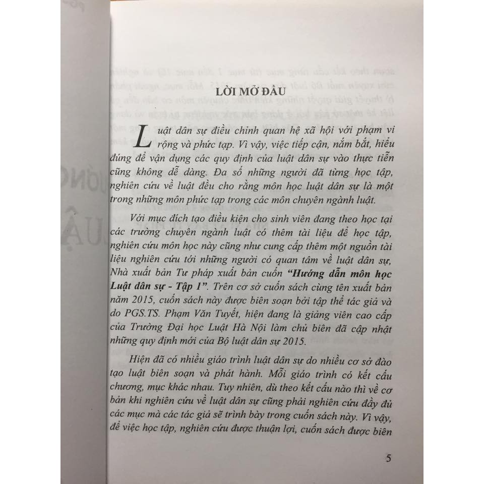 Sách - Hướng dẫn môn học luật dân sự tập 1 và 2