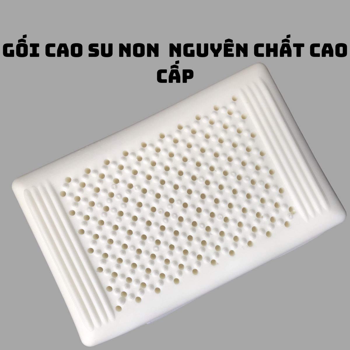 Gối cao su non nguyên khối , đàn hồi không lún xẹp cao cấp 40-60cm . gối nằm cao su nguyên khối -gối nằm cao su non cao cấp đông xuyên- gối ôm cao su