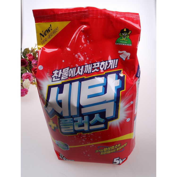 Bột giặt Sandokkaebi 5kg (Nhập khẩu Hàn Quốc phân phối bởi Hando)