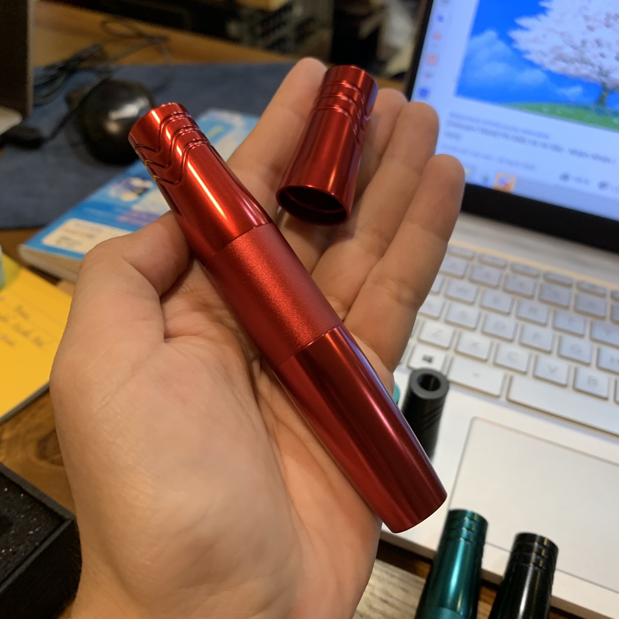 Máy pen 6.0 ,máy pen 2 đầu phun xăm mày môi mí