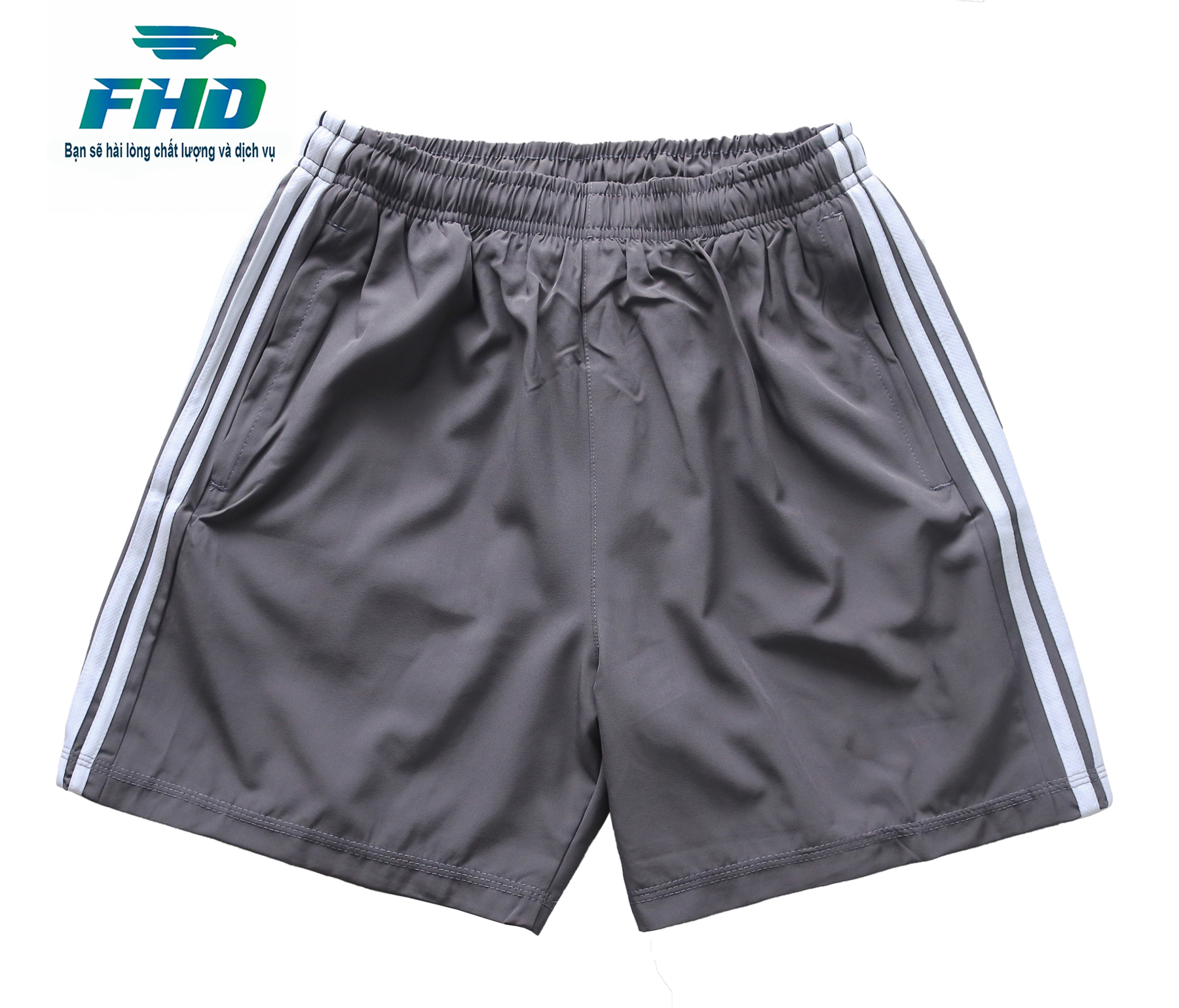 Quần short lưng thun thể thao nam vải dù mặc mát phong cách năng động trẻ trung FHDQ007_2