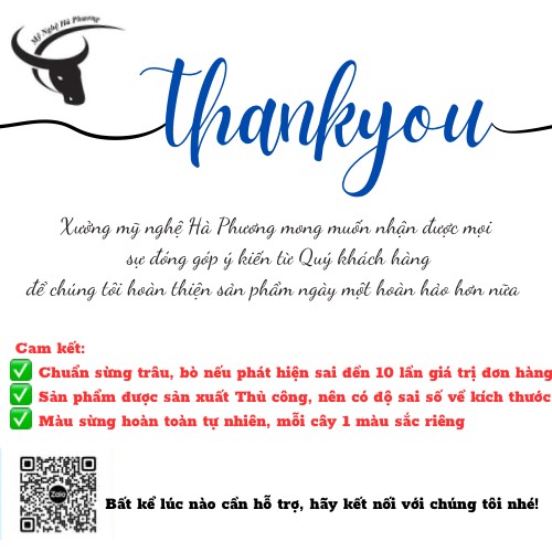 Lược sừng chuôi vát, chải tóc ngăn ngừa rụng tóc (size: L-20cm)