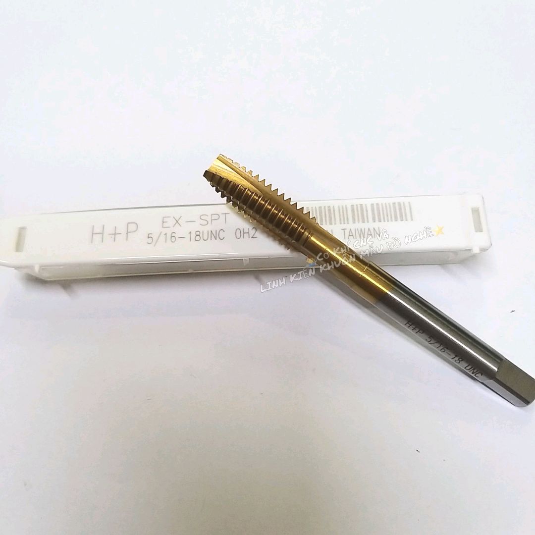 [HCM]Mũi Taro H+P Vàng Thẳng M5/16-18UNC (Vàng)