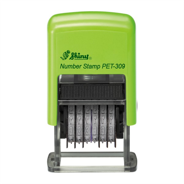 Dấu đóng 6 số cao 3mm shiny s309