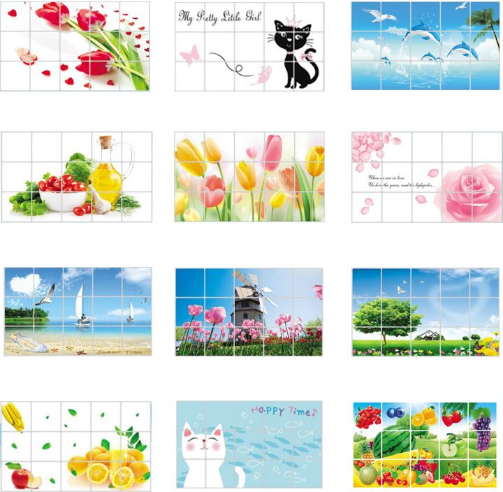 Miếng Giấy Dán Nhà Bếp Cách Nhiệt Chống Dầu Mỡ - Decal Dán Bếp (75x45cm)