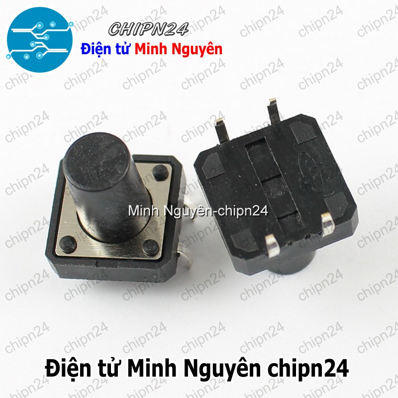 [10 cái] (F66) Nút nhấn 4 chân 12x12x13mm - HH005308