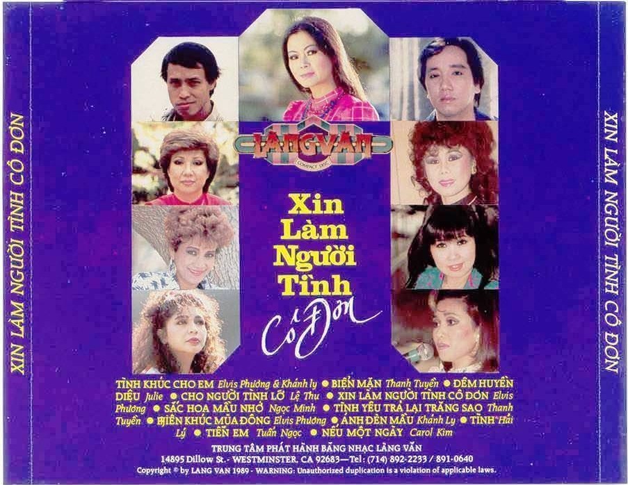Bộ 6 đĩa cd nhạc Làng văn 1
