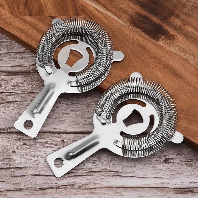 Dụng cụ chặn đá inox strainer cán ngắn