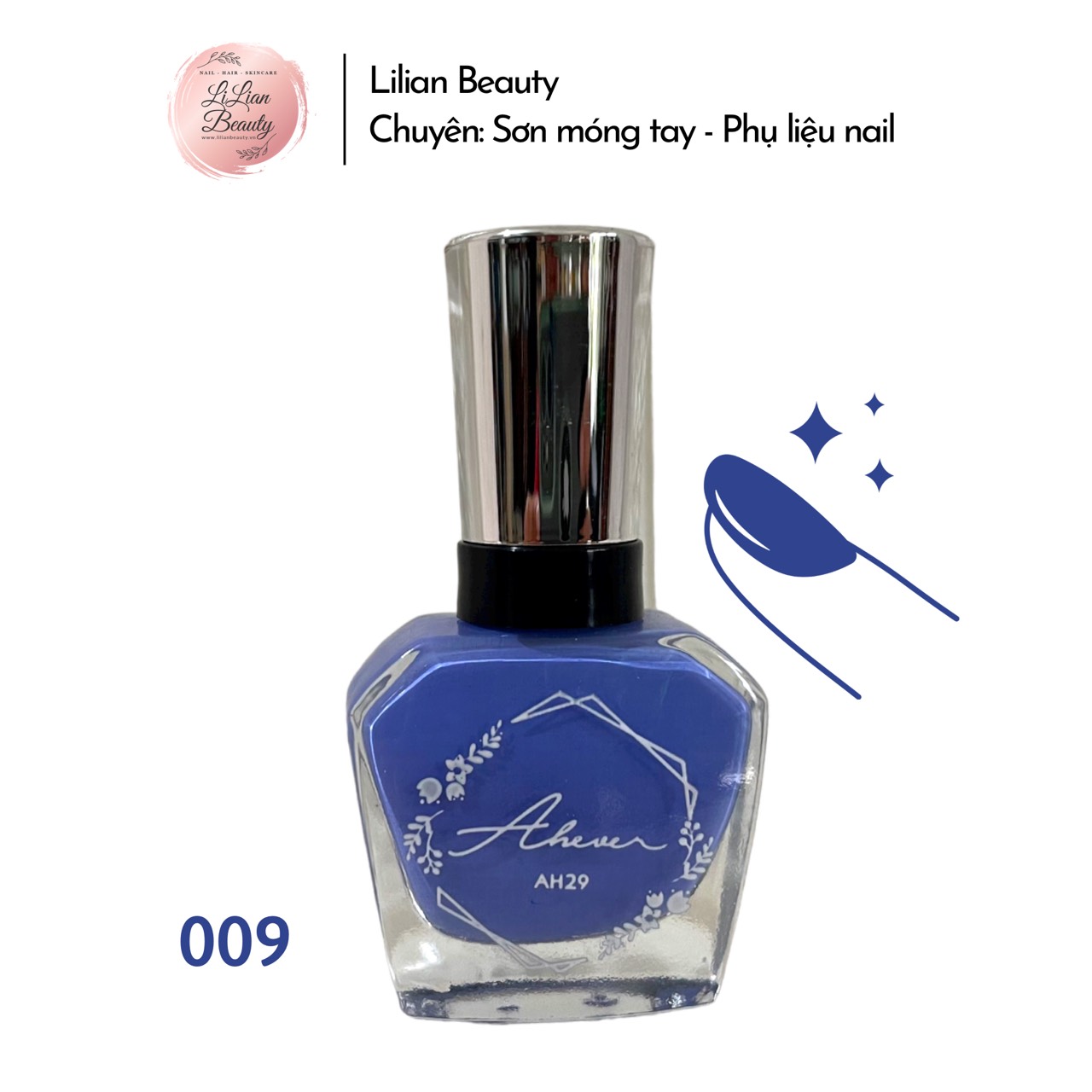 SƠN MÓNG TAY AH29 BÓNG ĐẸP, BỀN MÀU - MS 009 - 17ML
