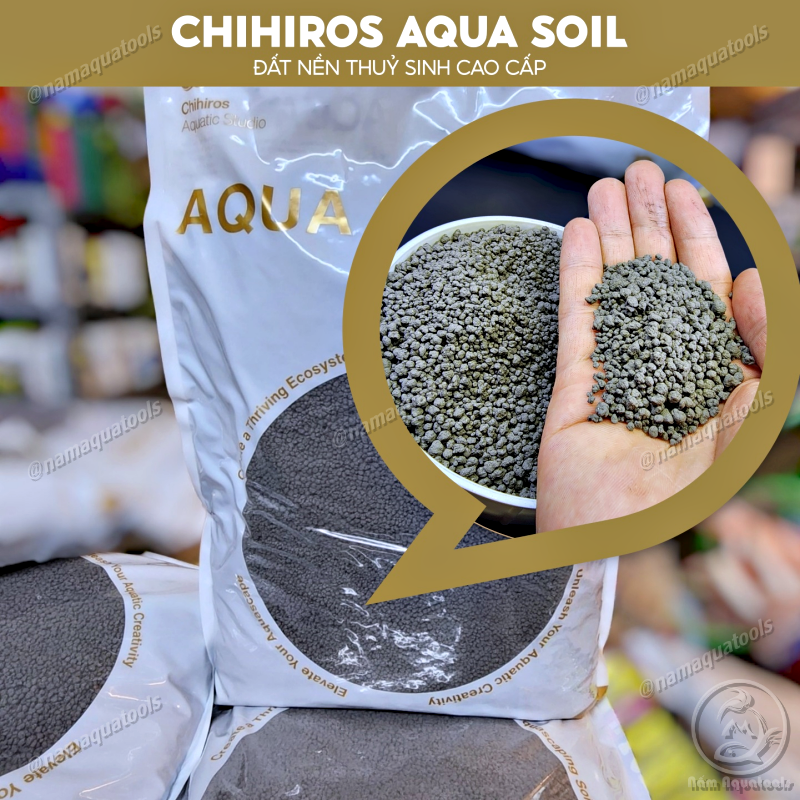 Nền chihiros aqua soil | đất nền cao cấp cho hồ cá thuỷ sinh