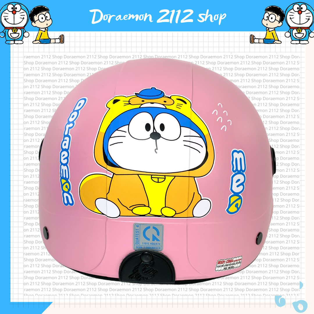 Nón, mũ bảo hiểm nửa đầu DORAEMON