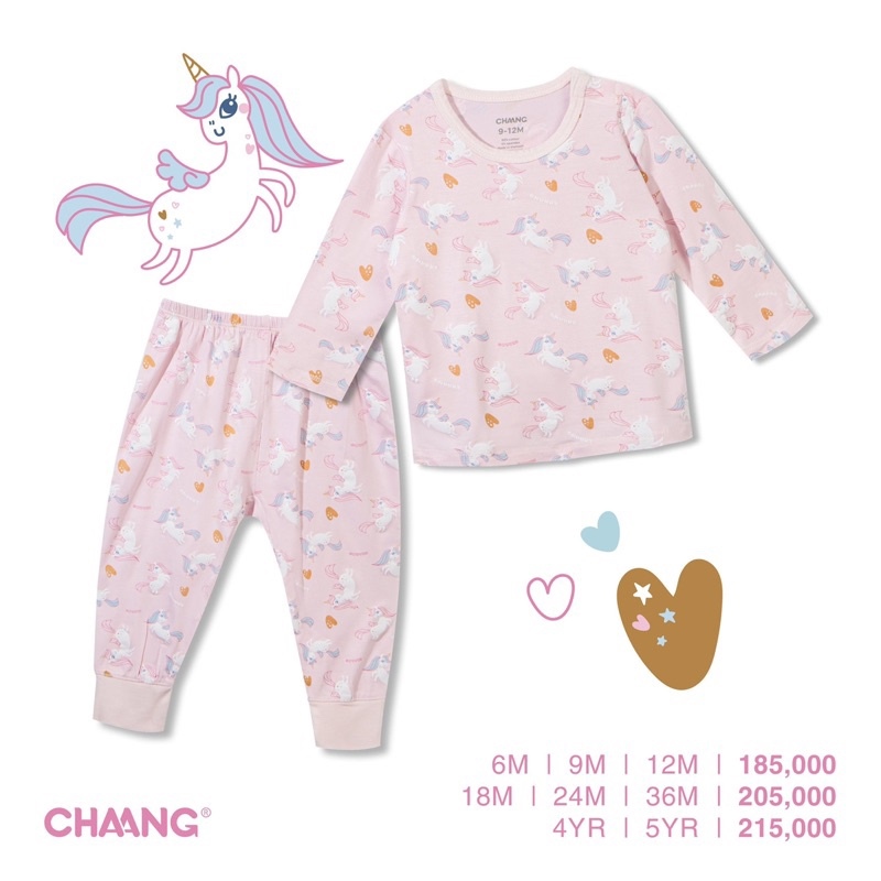 Chaang - Bộ dài tay pony bé trai gái
