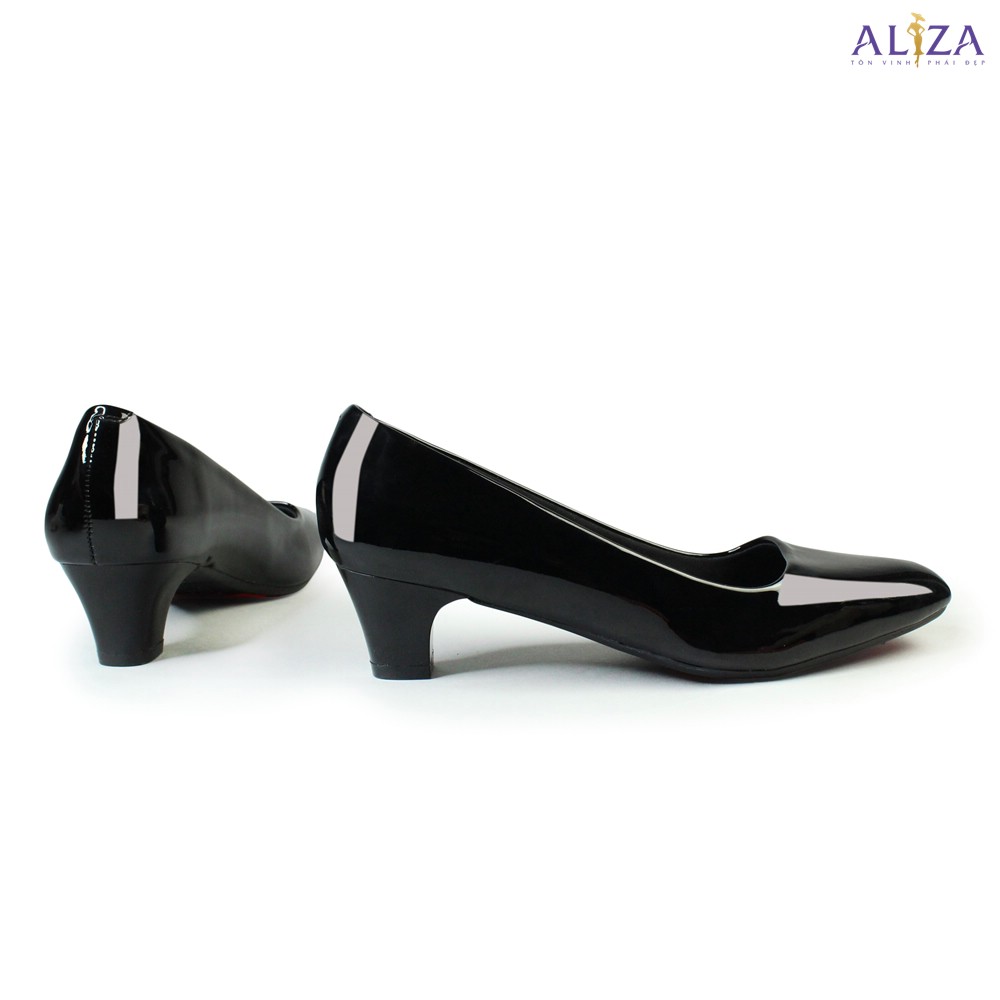 Giày công sở mũi vuông cao 3cm - Aliza 004