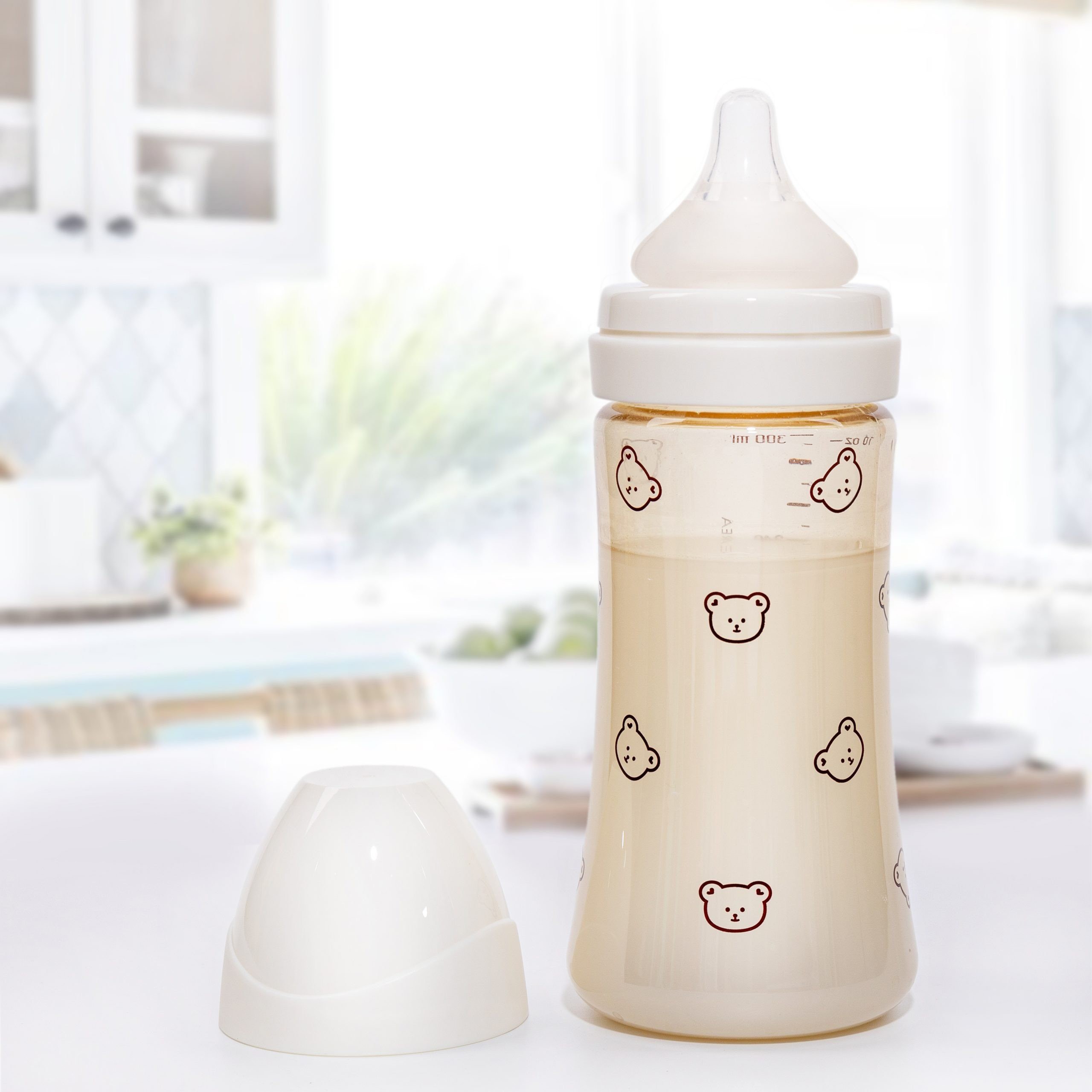 [ Tách Set Chính Hãng ] Bình Sữa Grosmimi Gấu/Olive/Cherry 200ml/300ml Hàn quốc