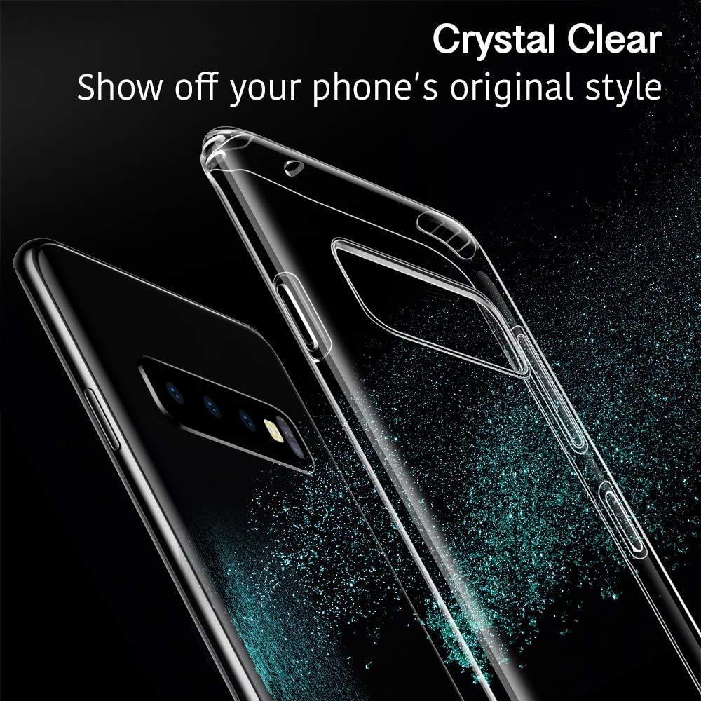 Ốp Silicon cho Samsung Galaxy S10 Plus / S10+ Trong suốt (Loại A+ chống ố vàng)