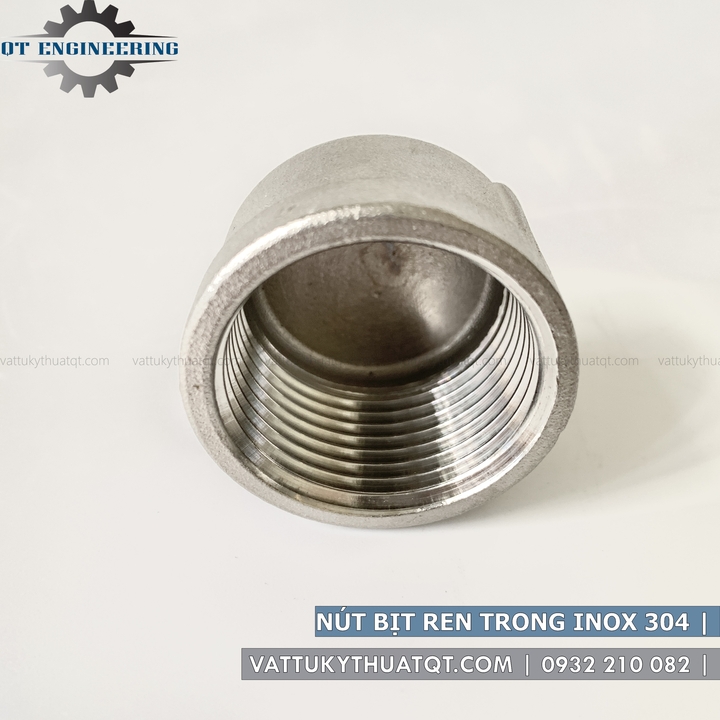 Nắp Bịt Ren Trong Inox 304 | DN8-DN32 (Phi 13mm-42mm) | VATTUKYTHUATQT.COM