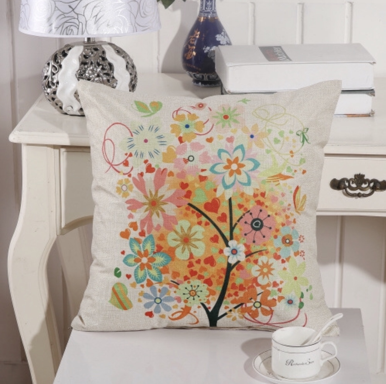 [HCM][ Gối Đẹp Giá Sốc ] Gối Tựa lưng gối SofaGối Trang Trí Hình Cây Xanh Vải Bố Dày Dặn Cao Cấp