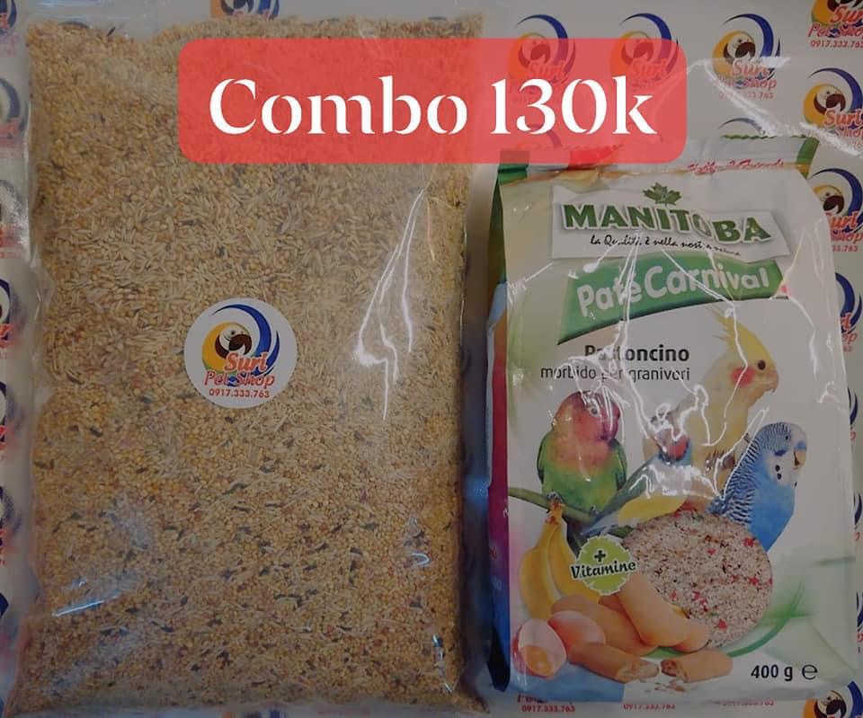 [HCM]Combo pate và hạt dành cho bảy màu và thạch