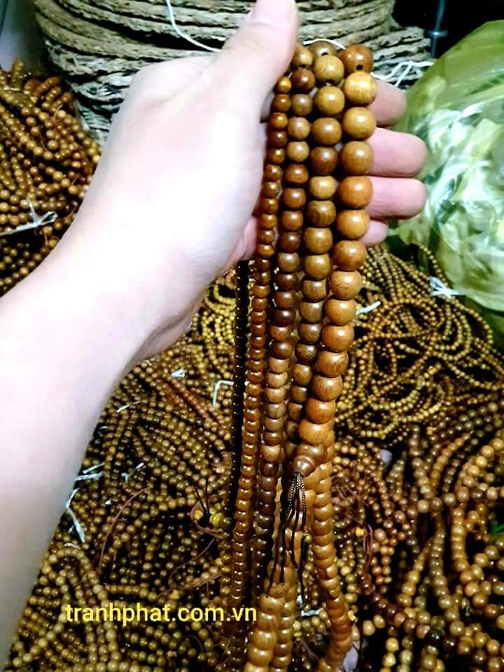 vòng tràng gỗ 108 hạt 12ly