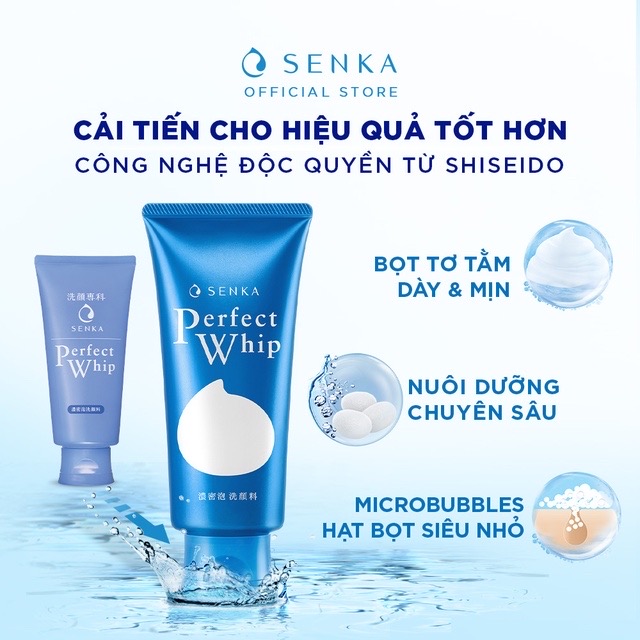 Sữa rửa mặt Senka Nhật Bản