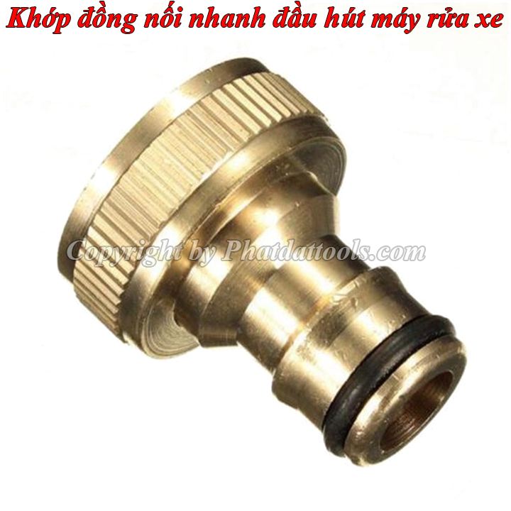 Cút đồng nối nhanh có lọc cho máy xịt rửa xe cao áp