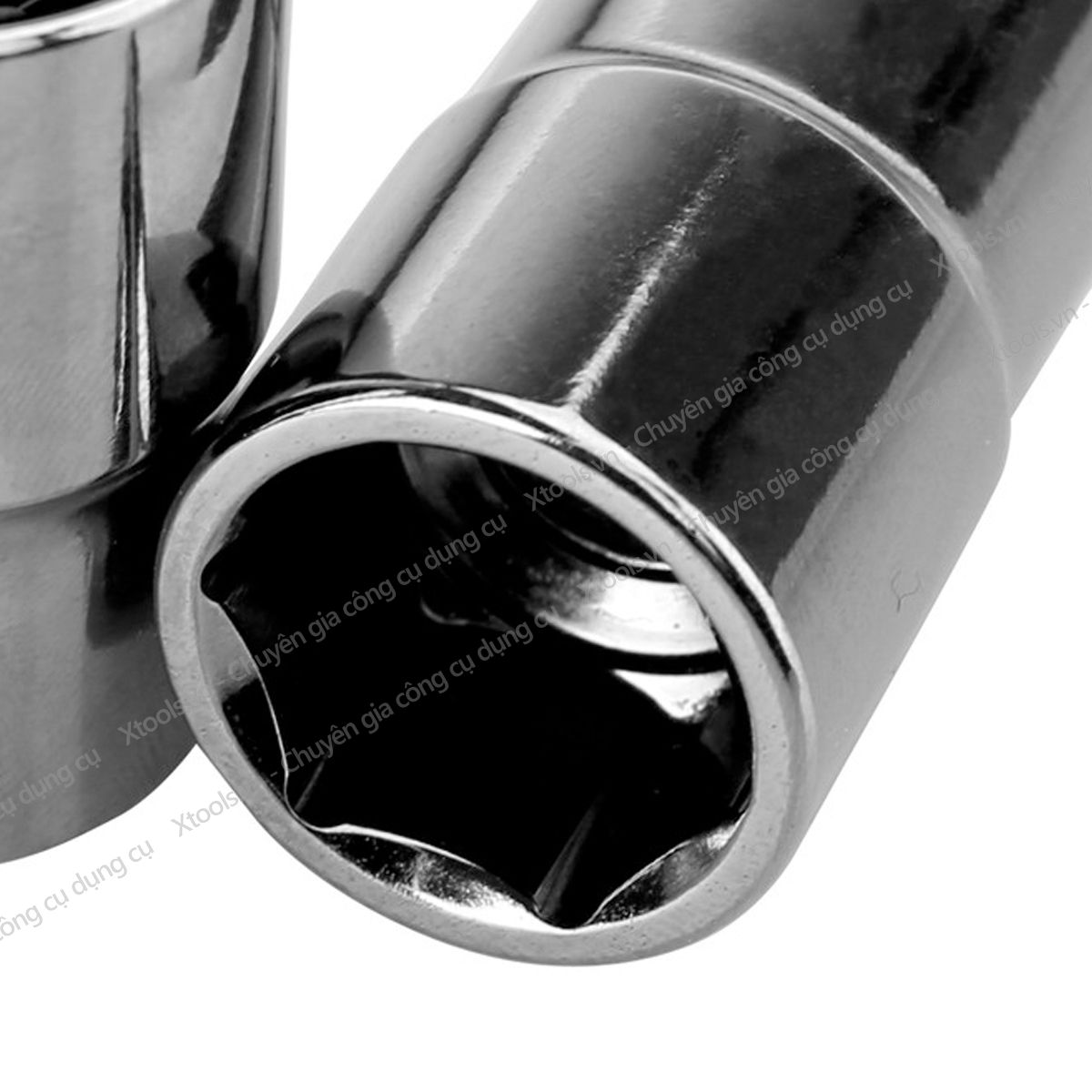 Đầu tuýp lục giác 1/2 inch đủ kích cỡ INGCO  đầu khẩu thép CrV siêu cứng chống rỉ sét mở bulong đai ốc, siết vít, đầu tiếp lục giác XTOOLs