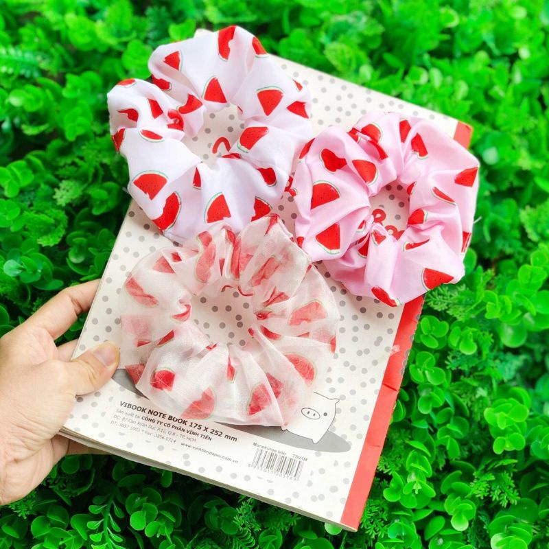 Dây cột tóc srunchies siêu xinh dễ thương cho bạn gái